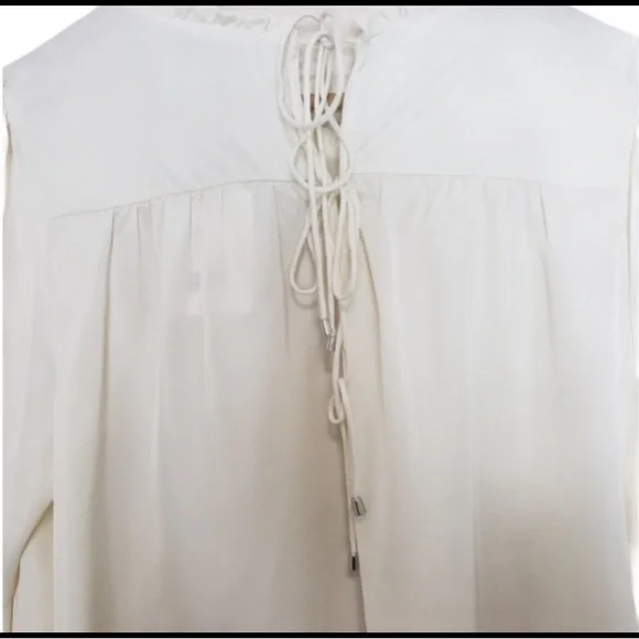 NWT GIBSON LATIMER CREAM/IVORY LONG SLEEVE BLOUSE Sz XL - Picture 7 of 11